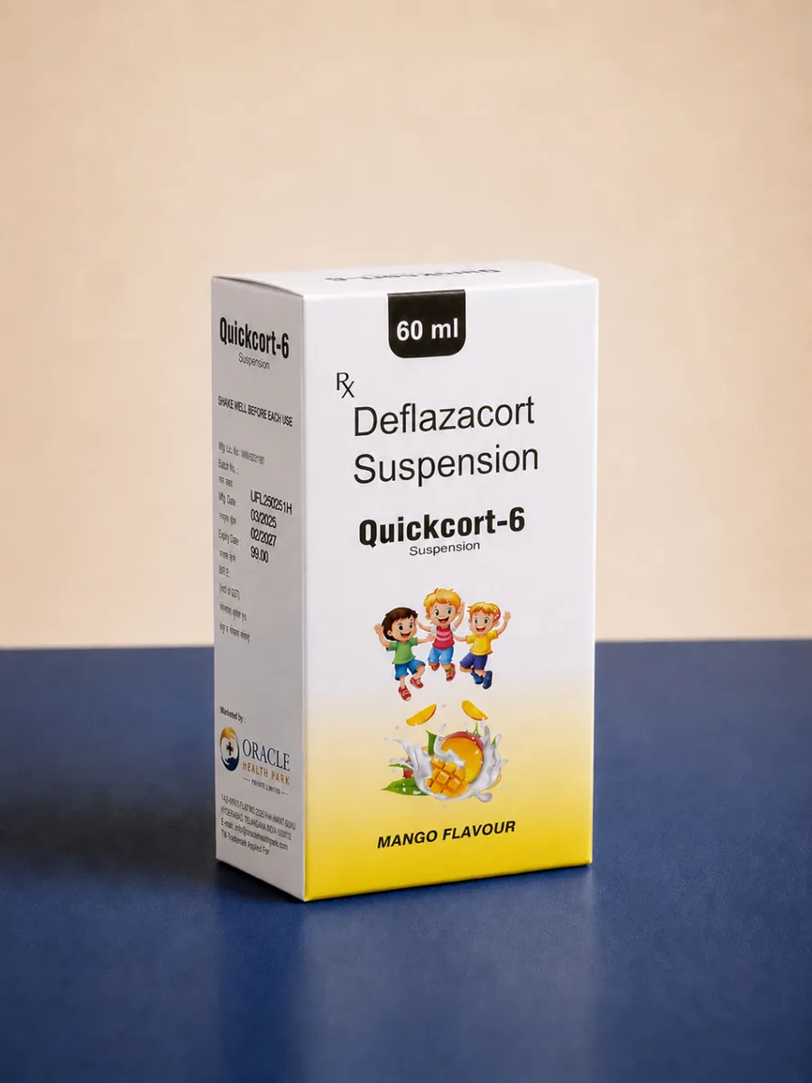 Quickcort 6 Syrup pack shot